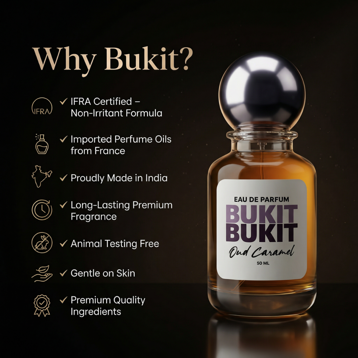 OUD CARAMEL - EAU DE PARFUM FOR HIM & HER