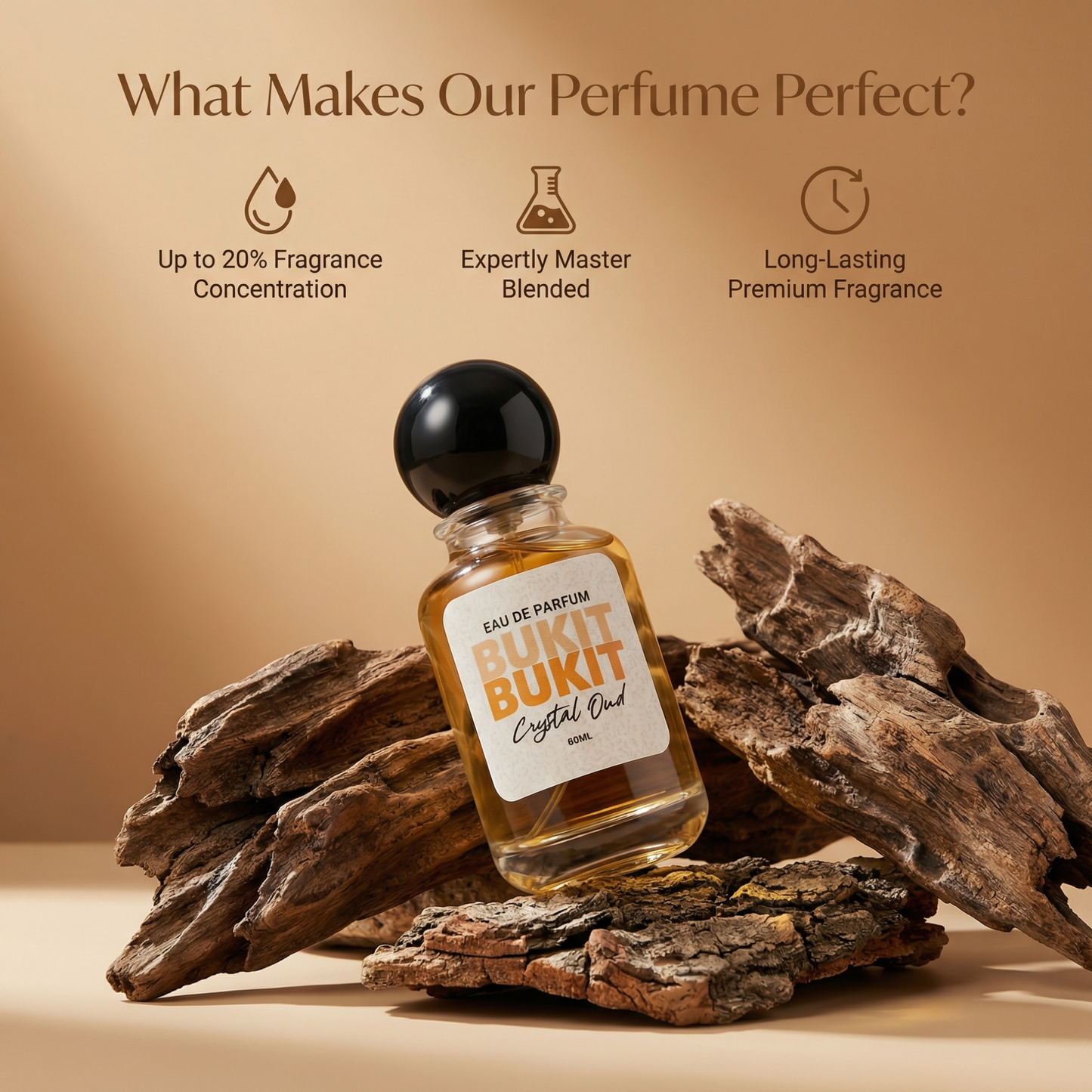 Crystal Oud - Eau De Parfum For Him & Her | Inspired By White Oud