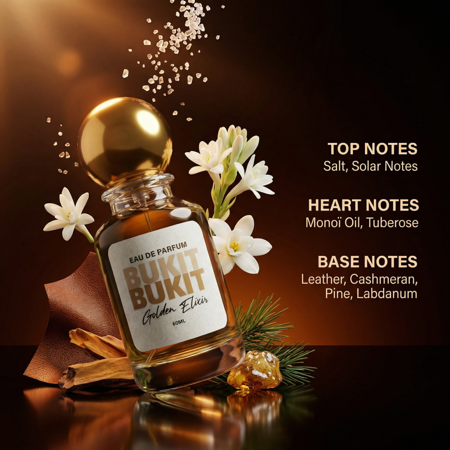 GOLDEN ELIXIR - EAU DE PARFUM FOR HIM & HER | Pako rabane 1 million