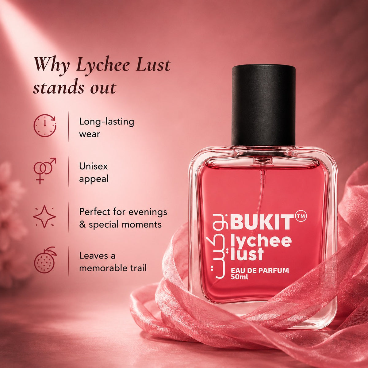 Bukit Lychee Lust Inspired by Edℰn Sparkling Lychee | 50ml