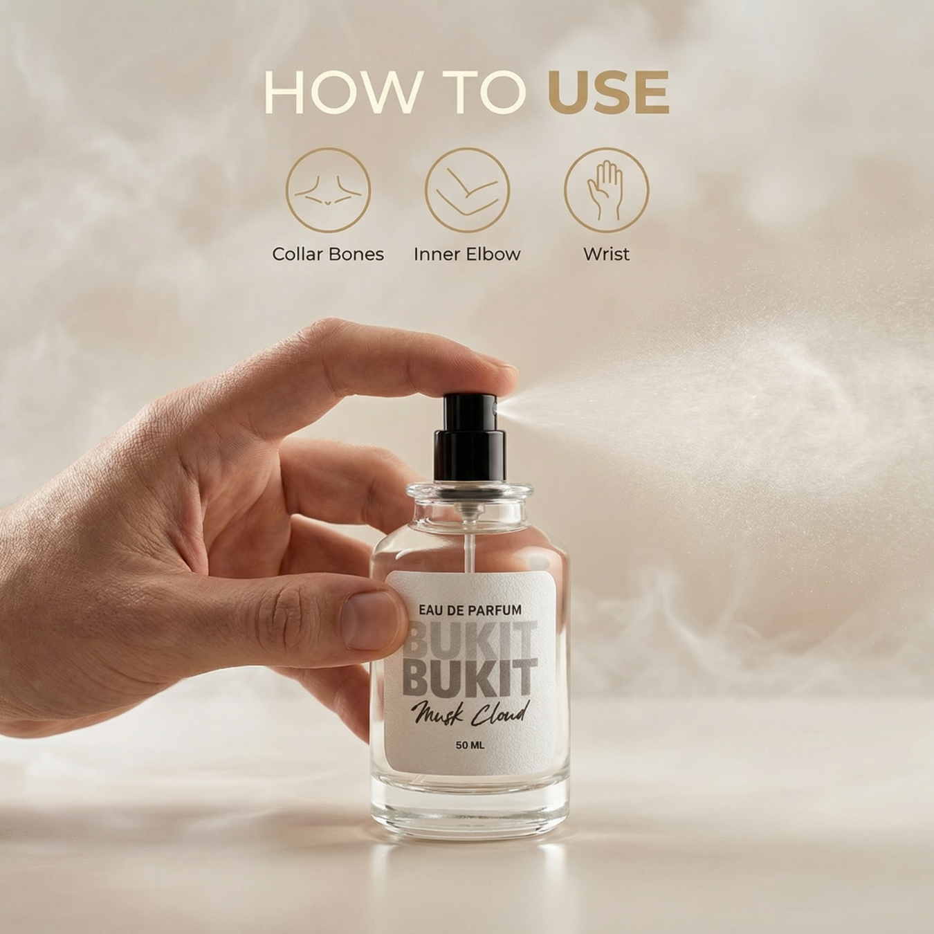 MUSK CLOUD - EAU DE PARFUM FOR HIM & HER