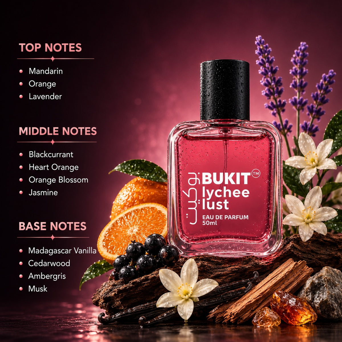 Bukit Lychee Lust Inspired by Edℰn Sparkling Lychee | 50ml